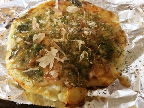 リメイク！焼き雑炊 お好み焼き風